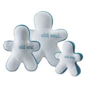 Planet Dog Slobber-Wick Old Soul Buddies Dog Toy in Silver - Small (12.7cm H)
