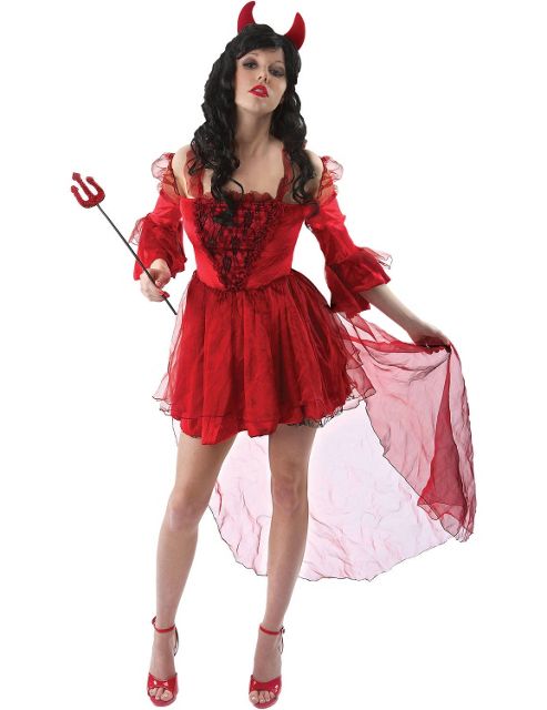 Image of Devil Dress Halloween Costume Small