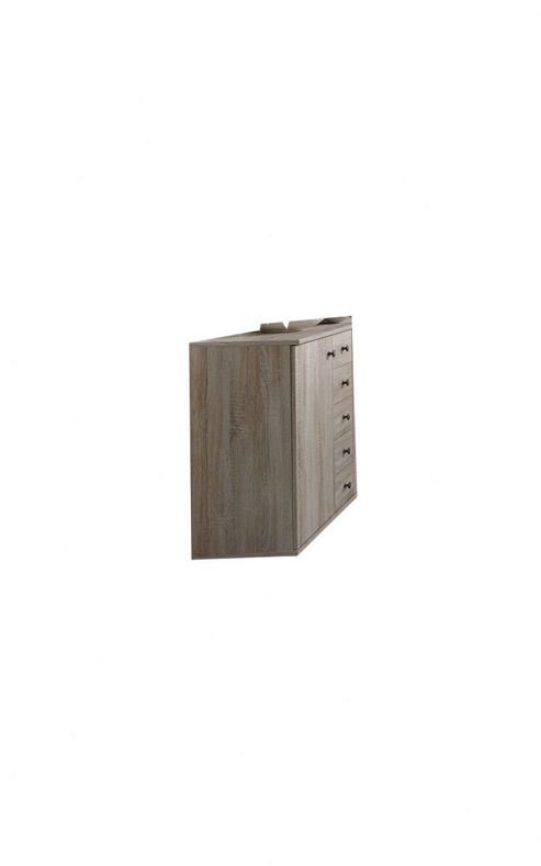 Image of All Home Chalet 5 Drawer 1 Door Combi Chest