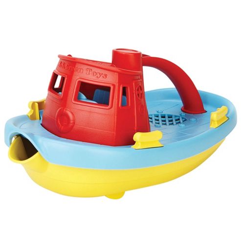 Image of Green Toys Tug01r-r Tugboat (red)