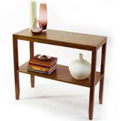 Techstyle Solid Wood Console Table - Walnut