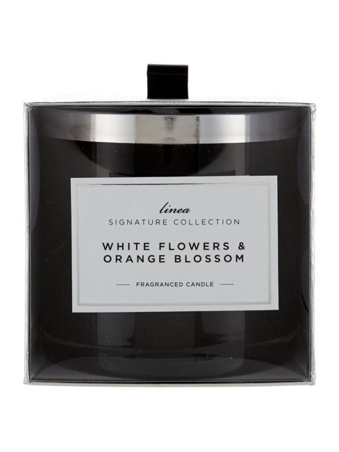 Image of Linea White Flowers & Orange Blossom Large Candle