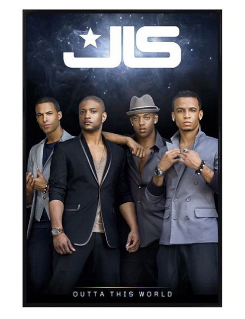 Image of Jls Gloss Black Framed Outta This World Poster