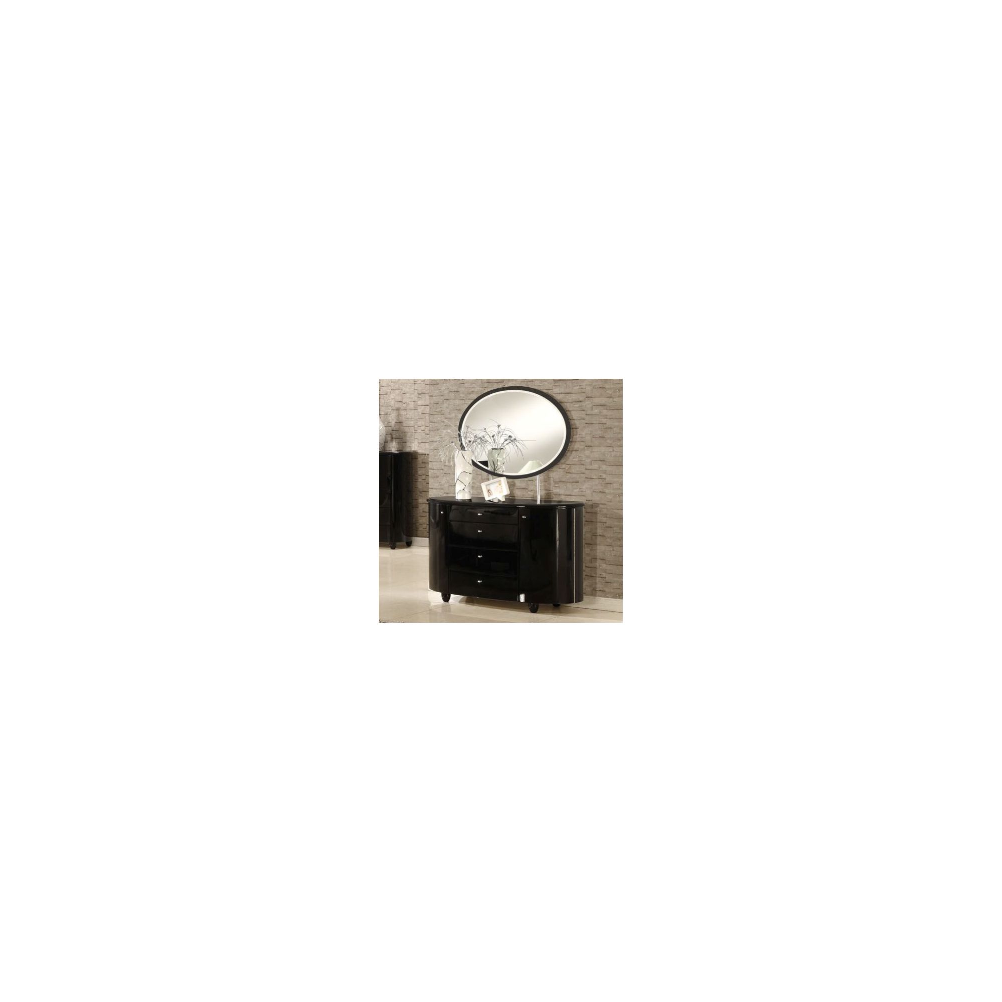 Birlea Aztec Dresser and Mirror Set - Black at Tesco Direct