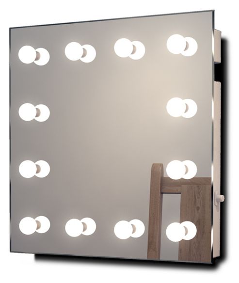 Image of Hollywood Makeup Dressing Room Mirror With Dimmable Led Lamps K411led