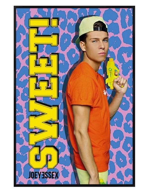 Image of The Only Way Is Essex Joey Essex Gloss Black Framed Sweet! Towie Poster