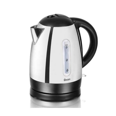 Image of Swan 1.7 Litre Cordless Kettle Polished Stainless Steel