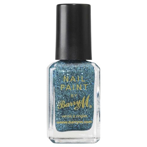 Image of Barry M Nail Paint 340 Aqua Glitter 10ml