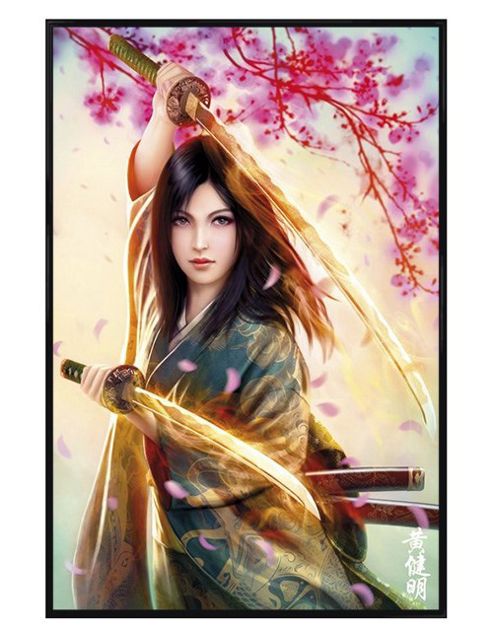 Image of Mario Wibisono Gloss Black Framed Kei Poster