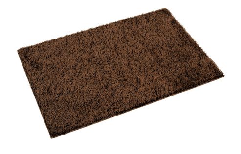 Image of Dandy Fiji Chocolate Shag Rug - Round 100cm X100cm