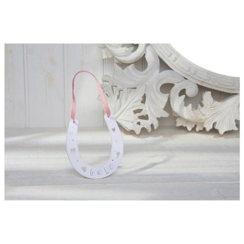 Image of Just Married Wedding Horsehoe