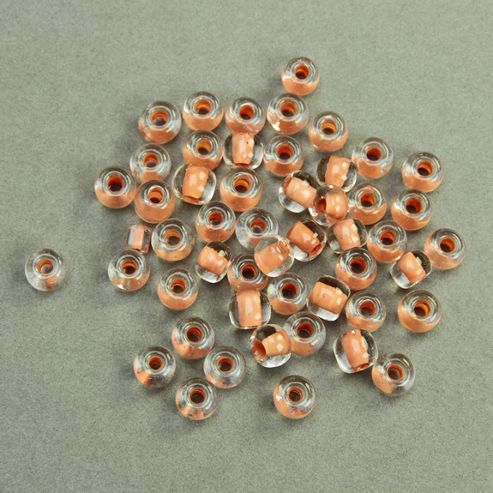 Image of Czech Seed Bead 2/0 Crystal/orange Terra