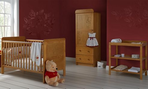 Image of Disney Winnie The Pooh 3 Piece Furniture Set - Country Pine