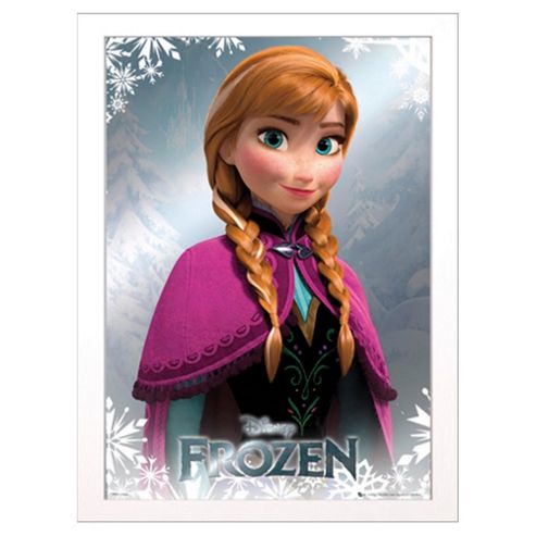 Image of Disney Frozen Anna Framed Print, 70x50cm