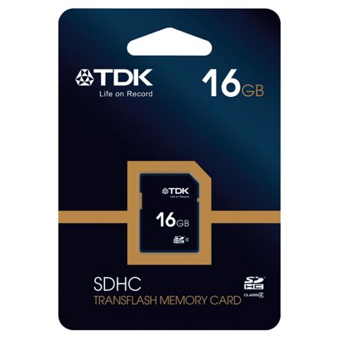 Image of Tdk Sdhc Memory Card 16gb