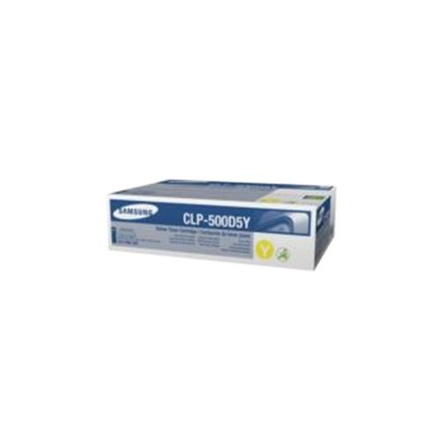 Image of Samsung Clp-500d5y Yellow (yield 5,000 Pages) Toner Cartridge For Clp-500 Series