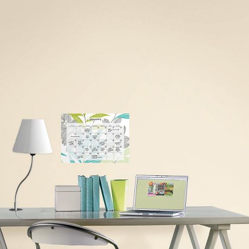 Image of Wallpops Habitat Monthly Dry Erase Calendar Wall Stickers