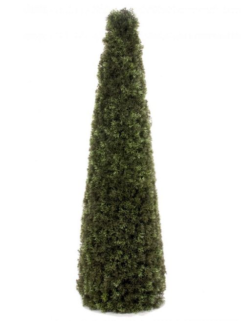 Image of Artificial 4ft 6" Grass Cone Topiary