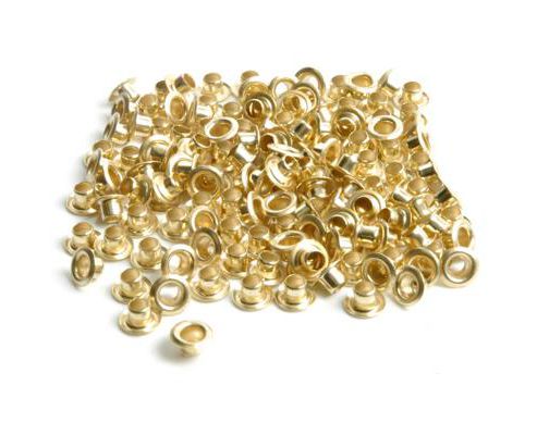 Image of Eyelets 3mm Gilt 144 Pk Outside Diameter 7mm