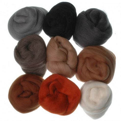Image of Merino Wool Tops Animal Colours