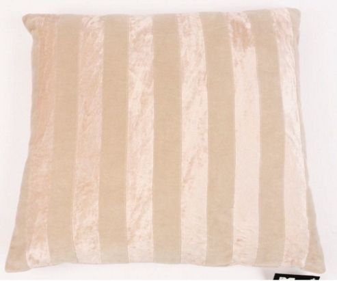 Image of In The Mood Collection-- Stripey Contrast Cushion Cover - Beige
