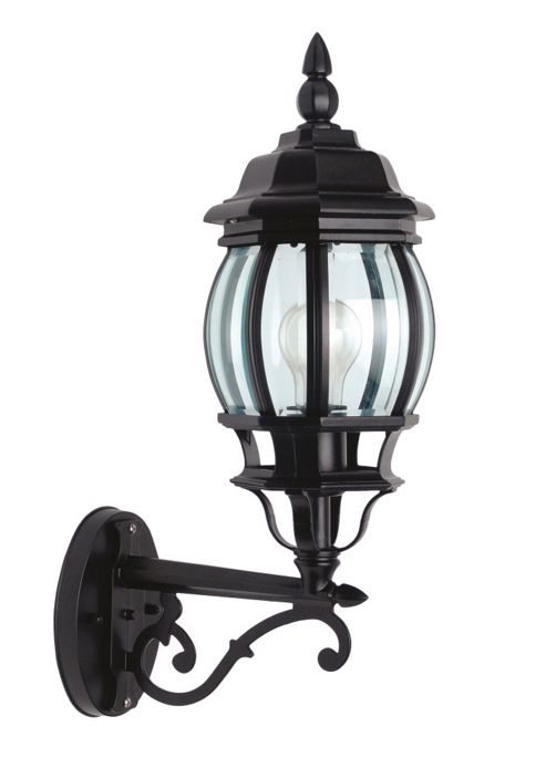 Image of Brilliant Istria One Light Outdoor Wall Bracket - White