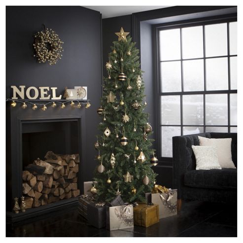 Buy Slim 6.5ft Christmas Tree, Tesco from our Christmas Trees range  Tesco