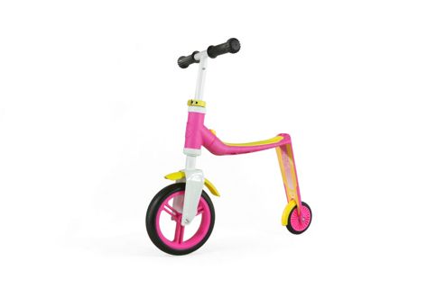 Image of Scoot & Ride Highwaybaby 2-in-1 Scooter & Balance Bike, Pink/yellow