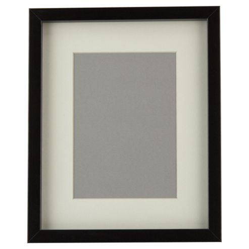 Image of Tesco Basic Photo Frame Black 8 X 10"/5 X 7"with Mount
