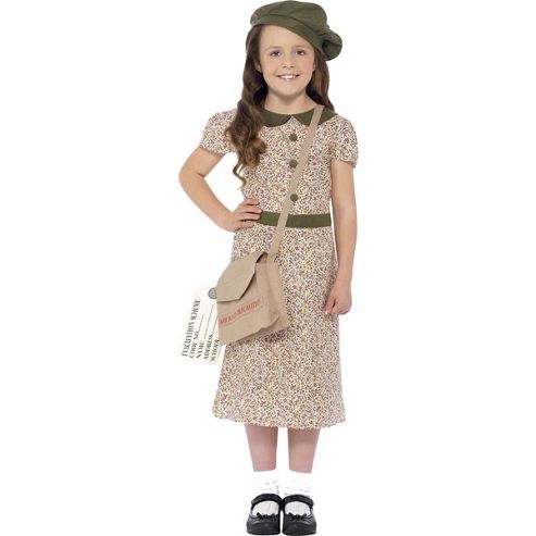 Image of Evacuee Girl - Child Costume 4-6 Years