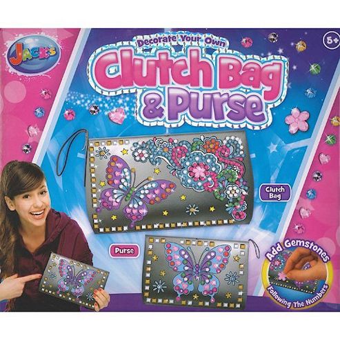 Image of Jacks Decorate Your Own Clutch Bag & Purse