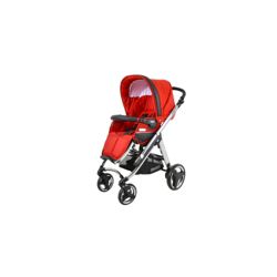 Bebecar Ip-Op Chrome Rosso Pushchair