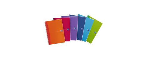 Image of Oxford Twin Wirebound Plastic Office Notebook