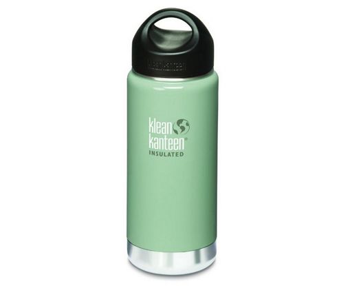 Image of Klean Kanteen 473ml Wide Insulated Drinks Bottle River Rock (w Loop Cap)