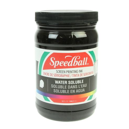 Image of Speedball Water Soluble Screen Printing Ink - Black 946.3ml