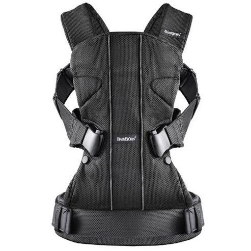 Image of Babybjorn Baby Carrier One (black Mesh)