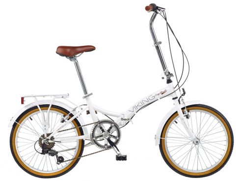 Image of 2015 Viking Easy Street 20" Wheel 6 Speed Folding Bike White