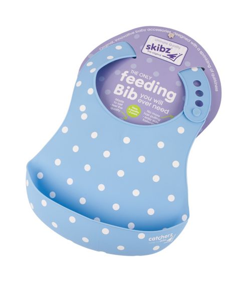 Image of Catcherz - Bubble Blue Babies Pelican Feeding Bib