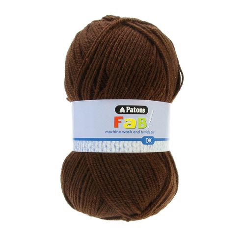 Image of Patons Fab Dk Yarn 100g - Chocolate