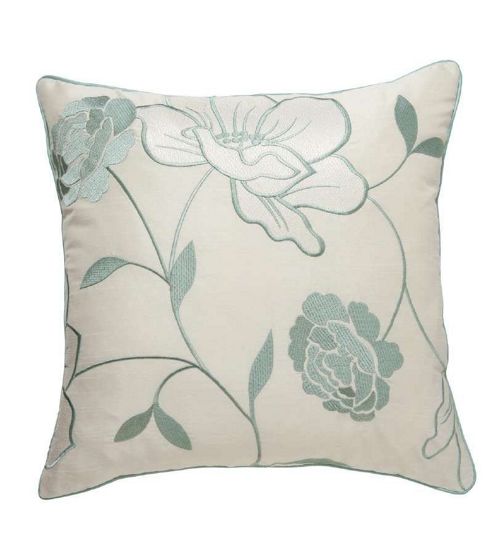 Image of Catherine Lansfield Designer Chloe Cushion Cover - Teal