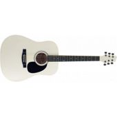 Rocket SW203 Dreadnought Acoustic Guitar - White