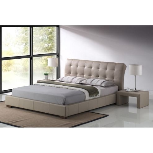 Image of Altruna Boston Bed Frame - King (5') - Stone
