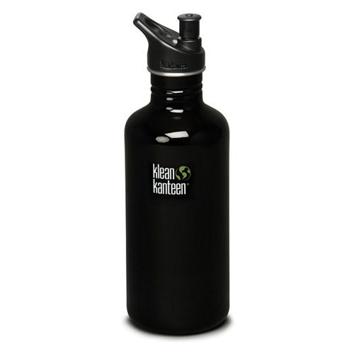 Image of Klean Kanteen 1182ml Classic Water Bottle Black (w/sport Cap 3.0)