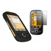 iTALKonline 6491 Black Hybrid Case + Screen protector & Cleaning Cloth - Samsung S3650 Genio