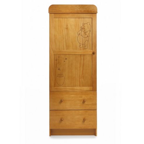 Image of Disney Winnie The Pooh Single Wardrobe - Country Pine