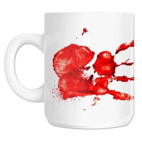Image of Bloody Hands 10oz Ceramic Mug