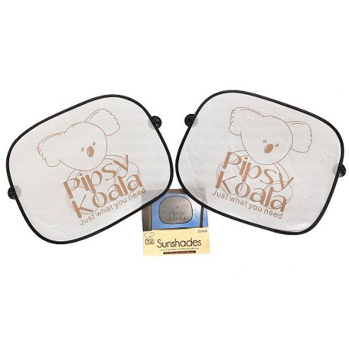 Image of Pipsy Koala Car Window Sun Shades Pack Of 2 Sunscreens With Suction Cups