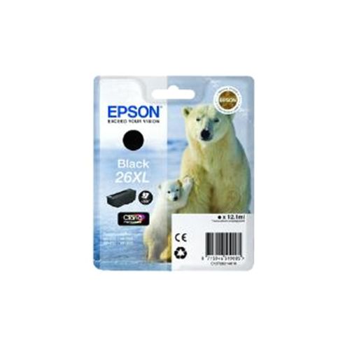 Image of Epson Singlepack 26xl Claria Premium Ink Black