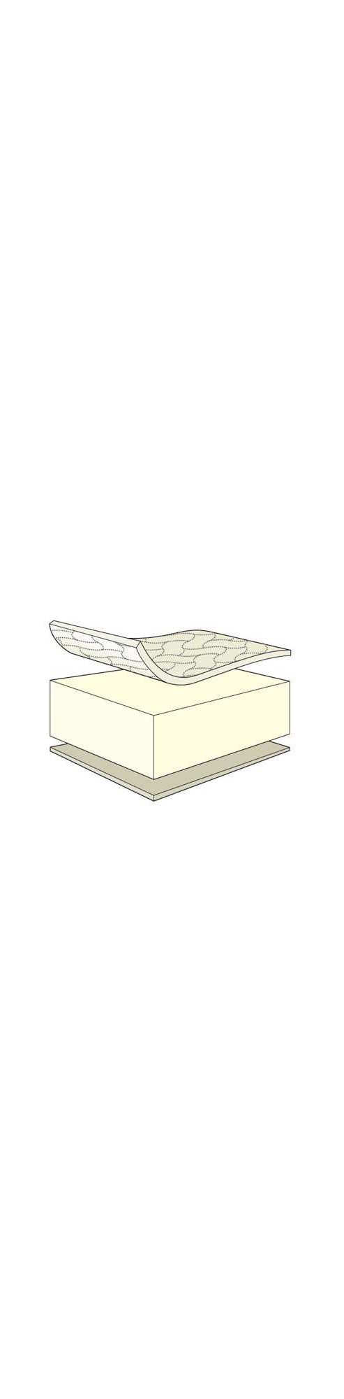 Image of Mamas & Papas - Basic Foam Mattress - Size: 400 Cot/bed
