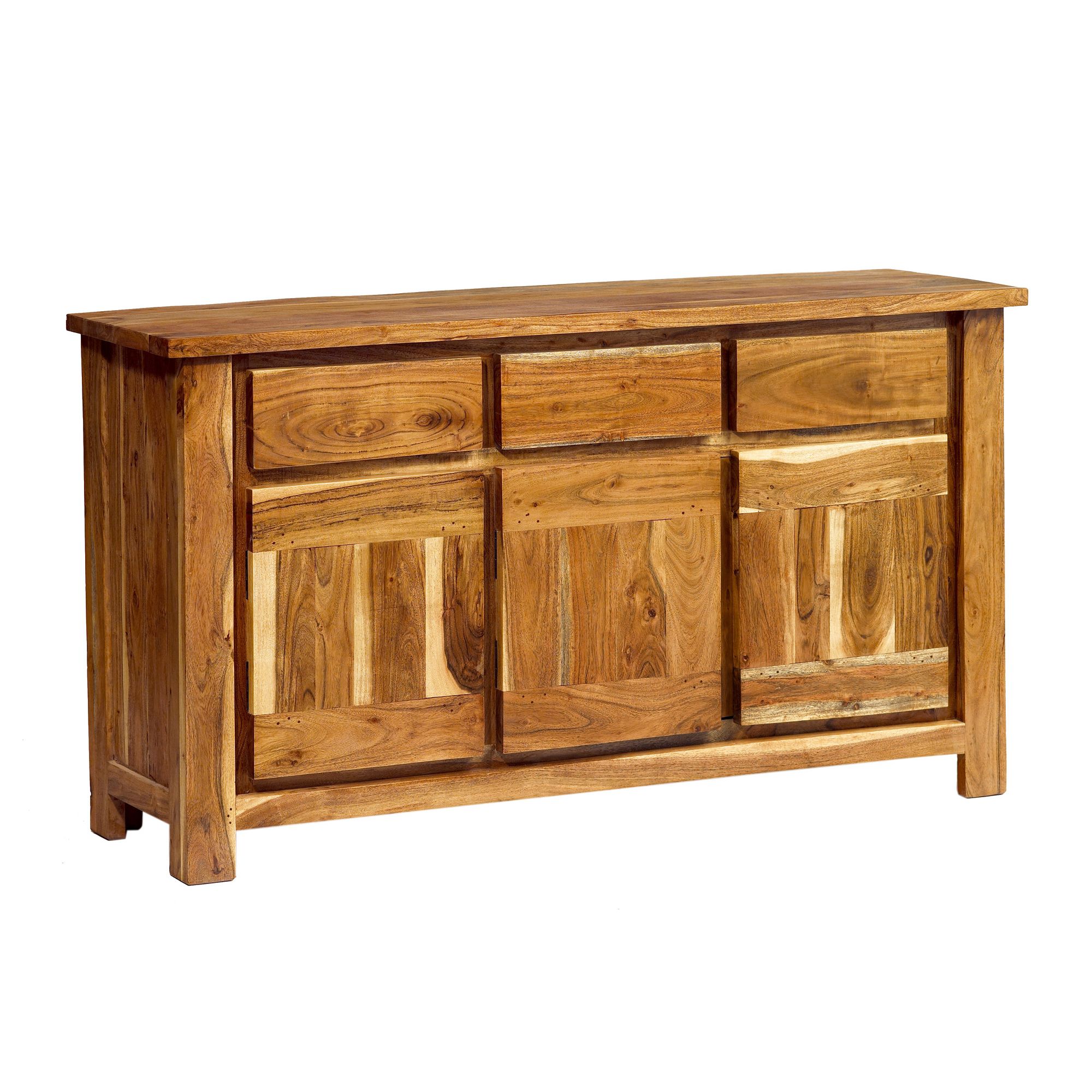 Indian Hub Metro Three Door and Three Drawer Sideboard at Tesco Direct